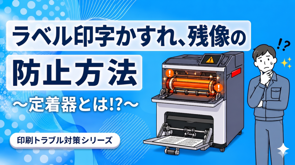 印字がかすれる、残像が出る
